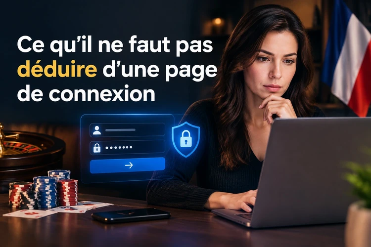 Ce qu’il ne faut pas déduire d’une page de connexion