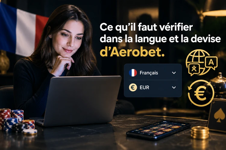 Ce qu’il faut vérifier dans la langue et la devise d’Aerobet